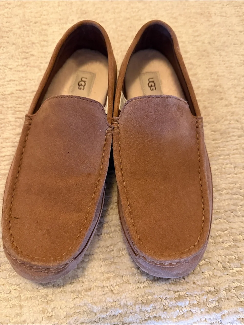 UGG Men's Chestnut Suede Slip-On Loafers